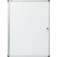 nobo Schaukasten, extraflach, Metall-Rückwand, 9 x DIN A4