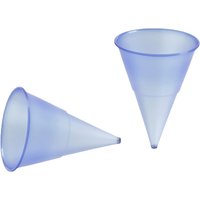 STARPAK Kunststoff-Spitzbecher, blau-transparent, 115 ml