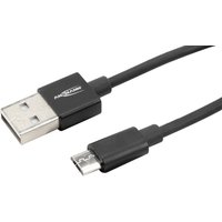ANSMANN Daten- & Ladekabel, USB-A - Micro USB-B, 1,2 m