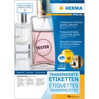 HERMA Transparente Folien-Etiketten SPECIAL, 99,1 x 139 mm