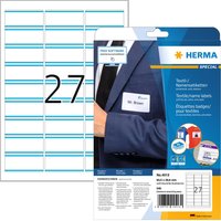 HERMA Namensetiketten SPECIAL, 63,5 x 29,6 mm, Streifen blau