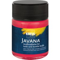 KREUL Textilfarbe JAVANA, weiß, im Glas, 50 ml