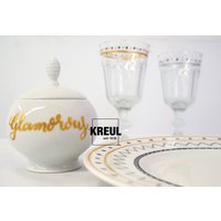 KREUL Glass & Porcelain Pen Metallic, 5er-Set