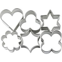 FIMO Ausstechformen für Modelliermasse, aus Metall, 6 Motive