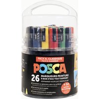 POSCA Pigmentmarker , Pack XL Classique, , 26er Set, sortiert