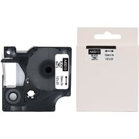 rillprint Schriftbandkassette, schwarz/weiß, 12 mm x 7 m