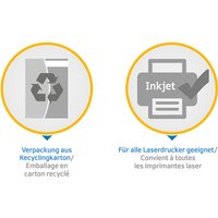 HERMA Wetterfeste Inkjet Folien-Etiketten, 63,5 x 29,6 mm