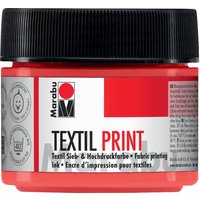 Marabu Textilfarbe , Textil Print, , pyrrolrot, 100 ml