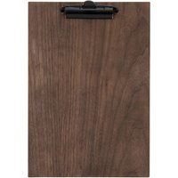 Securit Speisekarten-Klemmbrett WALNUT, A4, aus Walnussholz