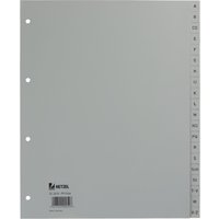 HETZEL Kunststoff-Register, A-Z, A4 Überbreite, 20-teilig