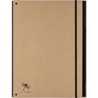 PAGNA Pultordner , Pur, , DIN A4, 7 Fächer, natur