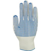 uvex Arbeitshandschuh unigrip 6620, Gr.8, weiß/blau