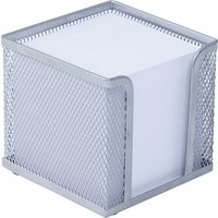 WEDO Zettelbox Office, aus Drahtmetall, silber
