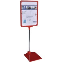 FRANKEN Infoständer / Preisständer, DIN A4, rot FRANKEN Infoständer / Preisständer, DIN A4, rot