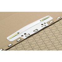 ELBA Einhängeheftstreifen für Registraturen, aus PVC, weiß