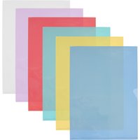 Oxford Sichthüllen DIN A4 Fard, Liss, PVC 0,20 mm, sortiert