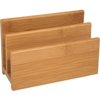 WEDO Briefständer, aus Bambus, 2 Fächer