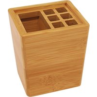 WEDO Stifteköcher, aus Bambus, rechteckig