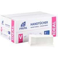 Fripa Handtuchpapier IDEAL, 250 x 230 mm, V-Falz, hochweiß
