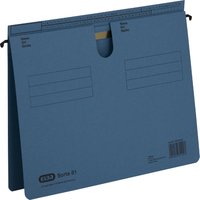 ELBA Hängehefter Sorte 81, überstehende Reiterfalz, blau