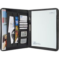 WEDO Schreibmappe Elegance, A4, Kunstleder/Nylon, schwarz WEDO Schreibmappe Elegance, A4, Kunstleder/Nylon, schwarz