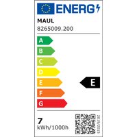 MAUL LED-Lupenleuchte MAULvitrum, Klemmfuß, schwarz