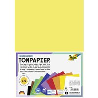 folia Tonpapier, DIN A4, 130 g/qm, farbig sortiert