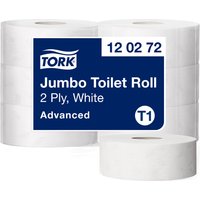 TORK Großrollen-Toilettenpapier Jumbo, 2-lagig, weiß, 360 m