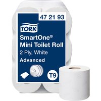 TORK Großrollen-Toilettenpapier SmartOne Mini, weiß, 111,6 m