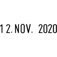 COLOP Datumstempel 05000, Monate in Buchstaben