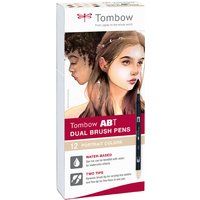 Tombow Doppelfasermaler , DUAL BRUSH PEN ABT, ,Portrait Colors