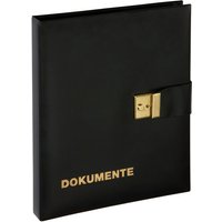 PAGNA Dokumentenmappe, Kunstleder, DIN A4, schwarz