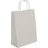APLI Papiertragetasche - aus Kraftpapier, mittel, weiß
