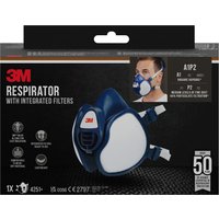 3M Atemschutz-Halbmaske 4251+, Schutzstufe: A1P2 3M Atemschutz-Halbmaske 4251+, Schutzstufe: A1P2