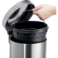 helit Tret-Abfalleimer , the silent, , 20 Liter, weiß
