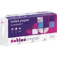 satino by wepa Toilettenpapier Prestige, 3-lagig, hochweiß