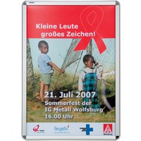 FRANKEN Plakatrahmen DIN A2, 32 mm Rahmenprofil