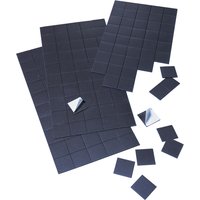 FRANKEN Magnetplättchen, 20 mm x 20 mm, schwarz