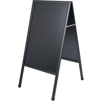 Bi-Office Kundenstopper, mit Kreideoberfläche, schwarz