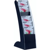 PAPERFLOW Prospektständer Courbo Slim, 6 Fächer