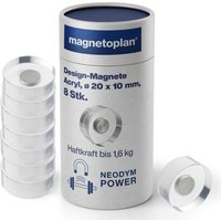 magnetoplan Neodym-Magnete Design, Durchmesser: 15 mm