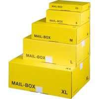 SMARTBOXPRO Paket-Versandkarton MAIL BOX, Größe: M, gelb