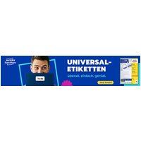 AVERY Zweckform Universal-Etiketten, 45,7 x 21,2 mm, weiß