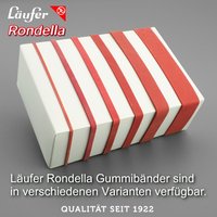 Läufer Gummibänder RONDELLA im Karton, 80 x 2 mm, 1.000 g