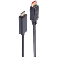 shiverpeaks BASIC-S DisplayPort - HDMI 1.4 Kabel, 7,5 m