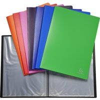 EXACOMPTA Sichtbuch, DIN A4, PP, 30 Hüllen, farbig sortiert