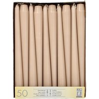 STARPAK Leuchterkerzen, 22 mm, puder, 50er Pack