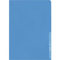 LEITZ Sichthülle Standard, A4, PP, genarbt, blau, 0,13 mm