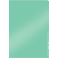 LEITZ Sichthülle Premium, A4, PVC, grün, 0,15 mm