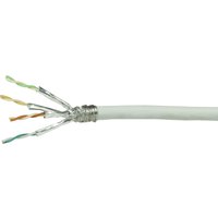 LogiLink Installationskabel, Kat.6, S/FTP, 50 m, weiß